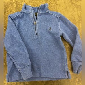 Polo Ralph Lauren Toddler 2T Blue Pullover Quarter Zip
